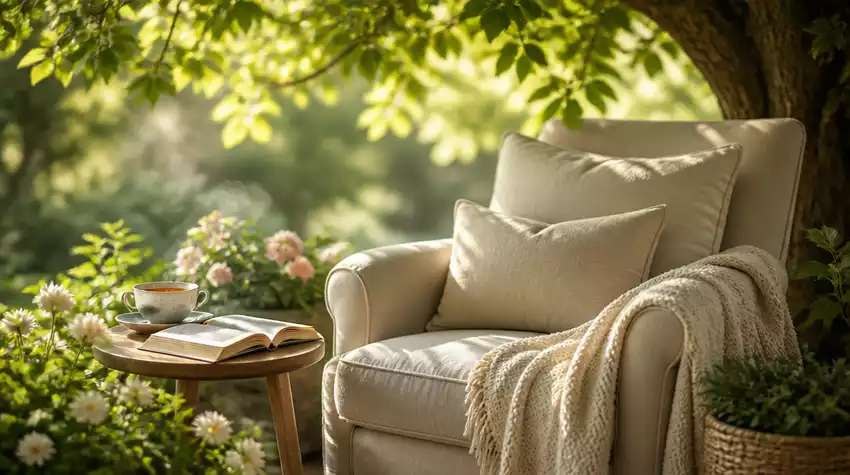 Calm Outdoor Reading Nooks