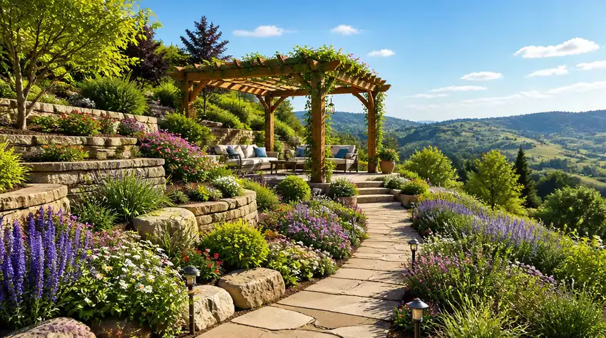 Designing Sloped Gardens Effectively