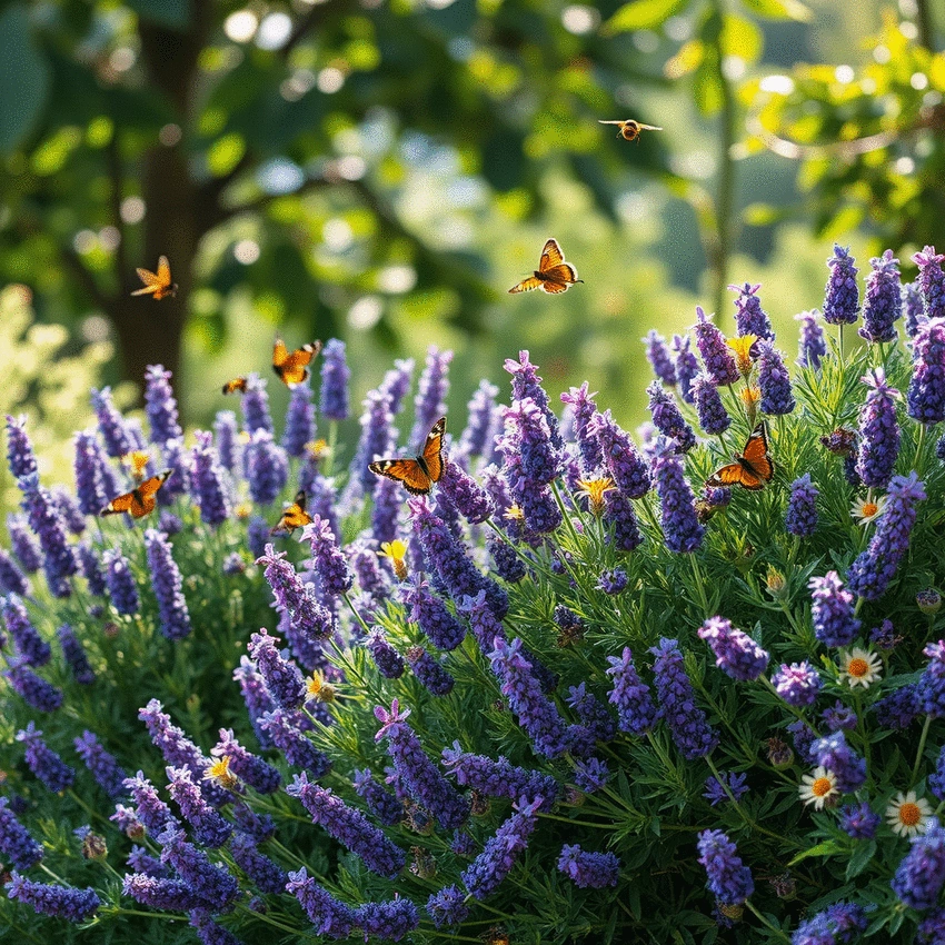 elegant shrubs that attract butterflies and bees