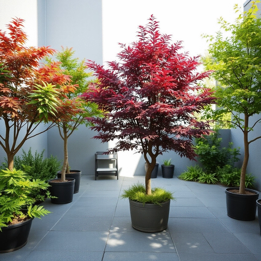low maintenance decorative trees for urban gardens