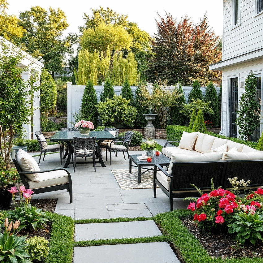 Seamless Outdoor Furniture Integration