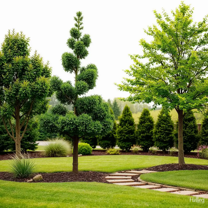 how to use decorative trees for elegant landscaping