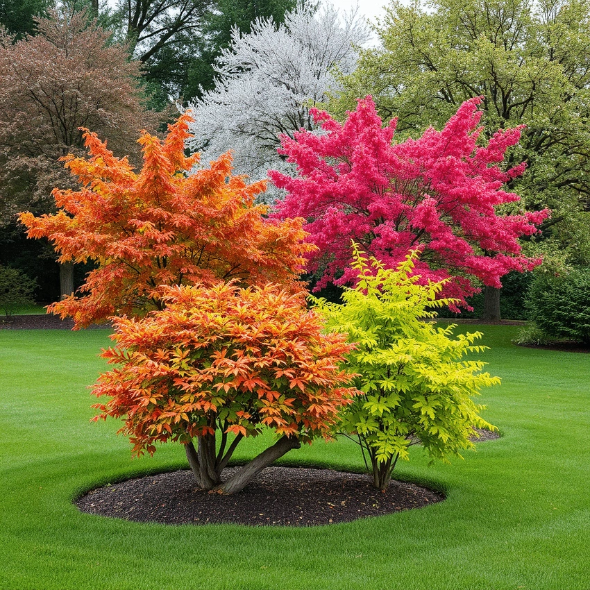 seasonal interest trees for landscaping throughout the year