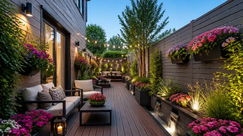 Narrow Yard Design Inspiration