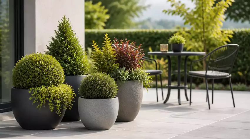 Compact Shrubs for Elegant Patios
